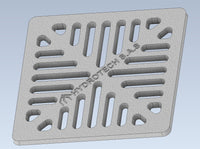 Rejilla de Aluminio para terraza superior sobre manto